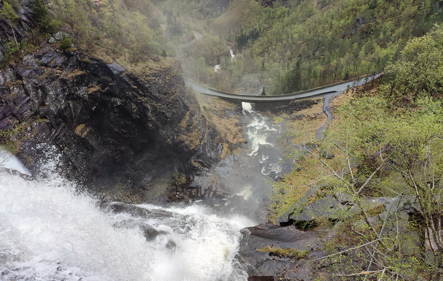 Skjervefossen dolné parkovisko